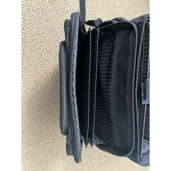 Vintage TUMI Brief Backpack Black Ballistic Nylon Rusksack Travel Work School - Picture 8 of 11